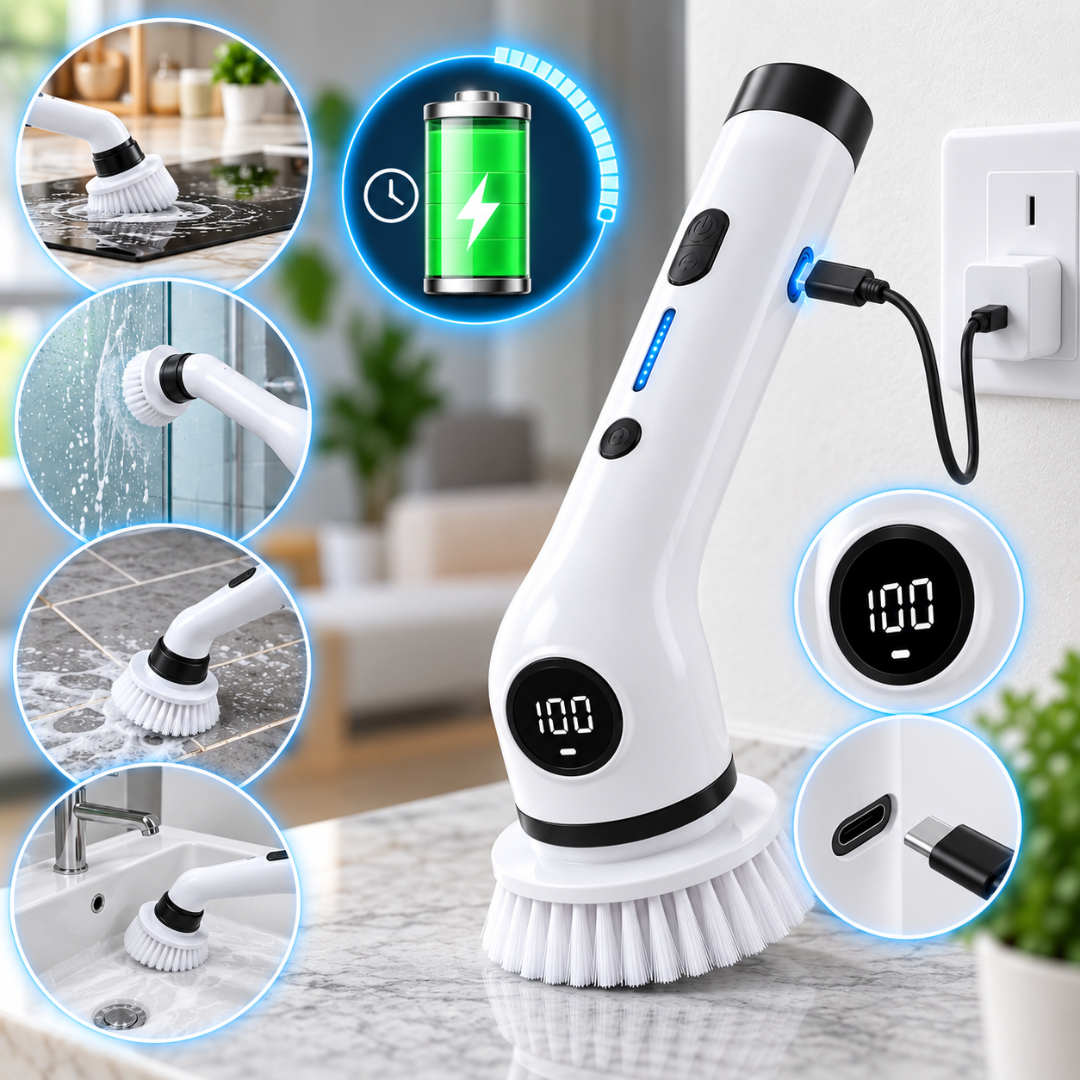 ScrubMate - Extendable Electric Spin Scrubber