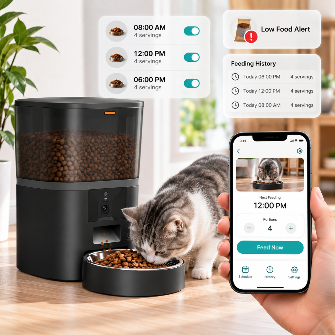 PawCam - Automatic Pet Feeder with HD Camera