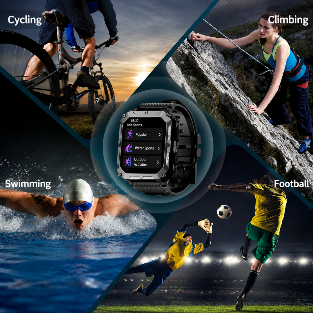 TrekFit - Durable Shockproof Smartwatch
