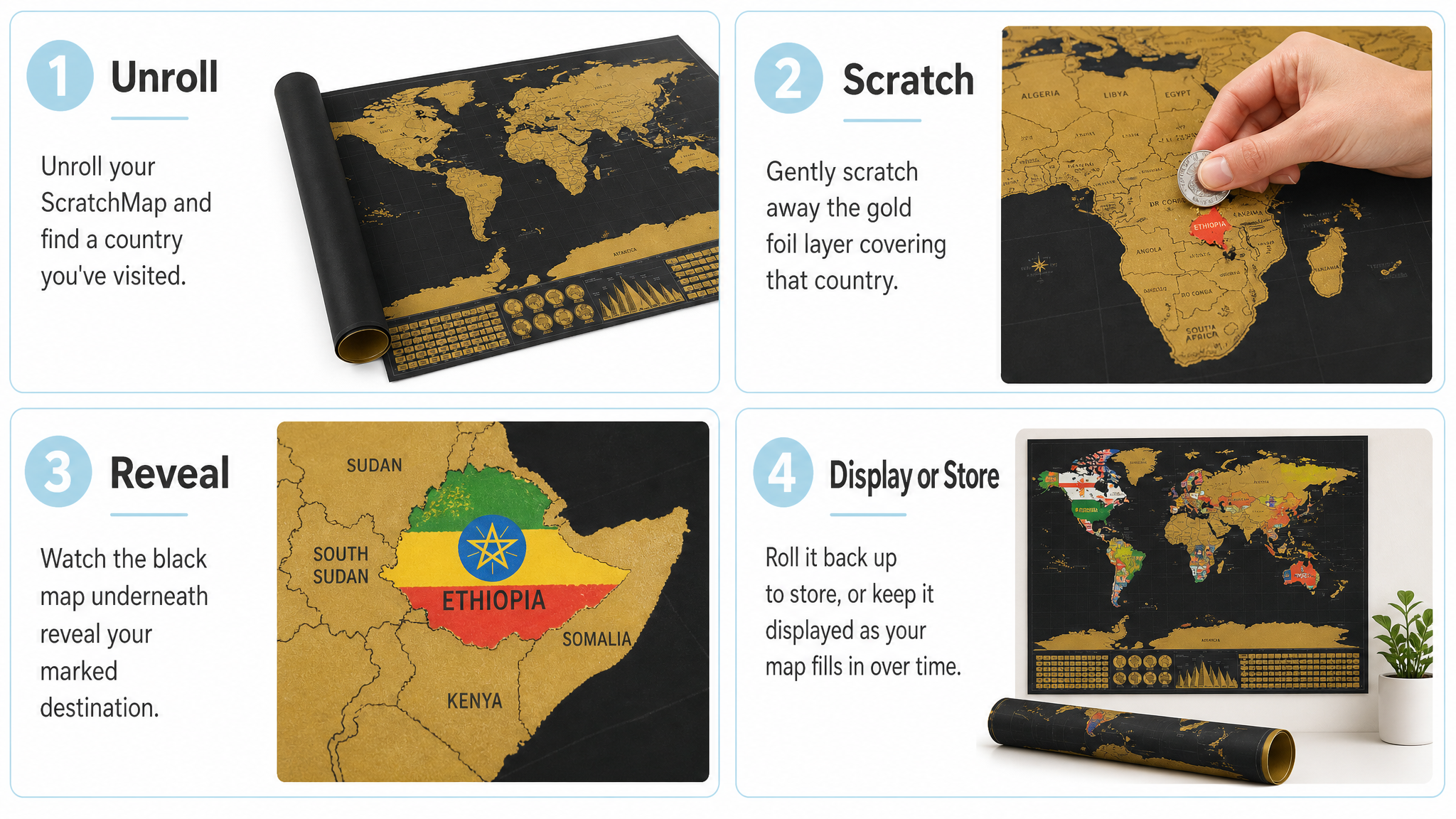 ScratchMap - World Map Travel Tracker