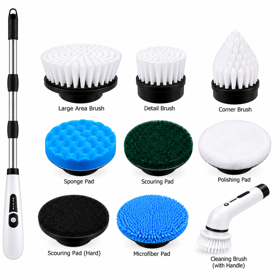 ScrubMate - Extendable Electric Spin Scrubber