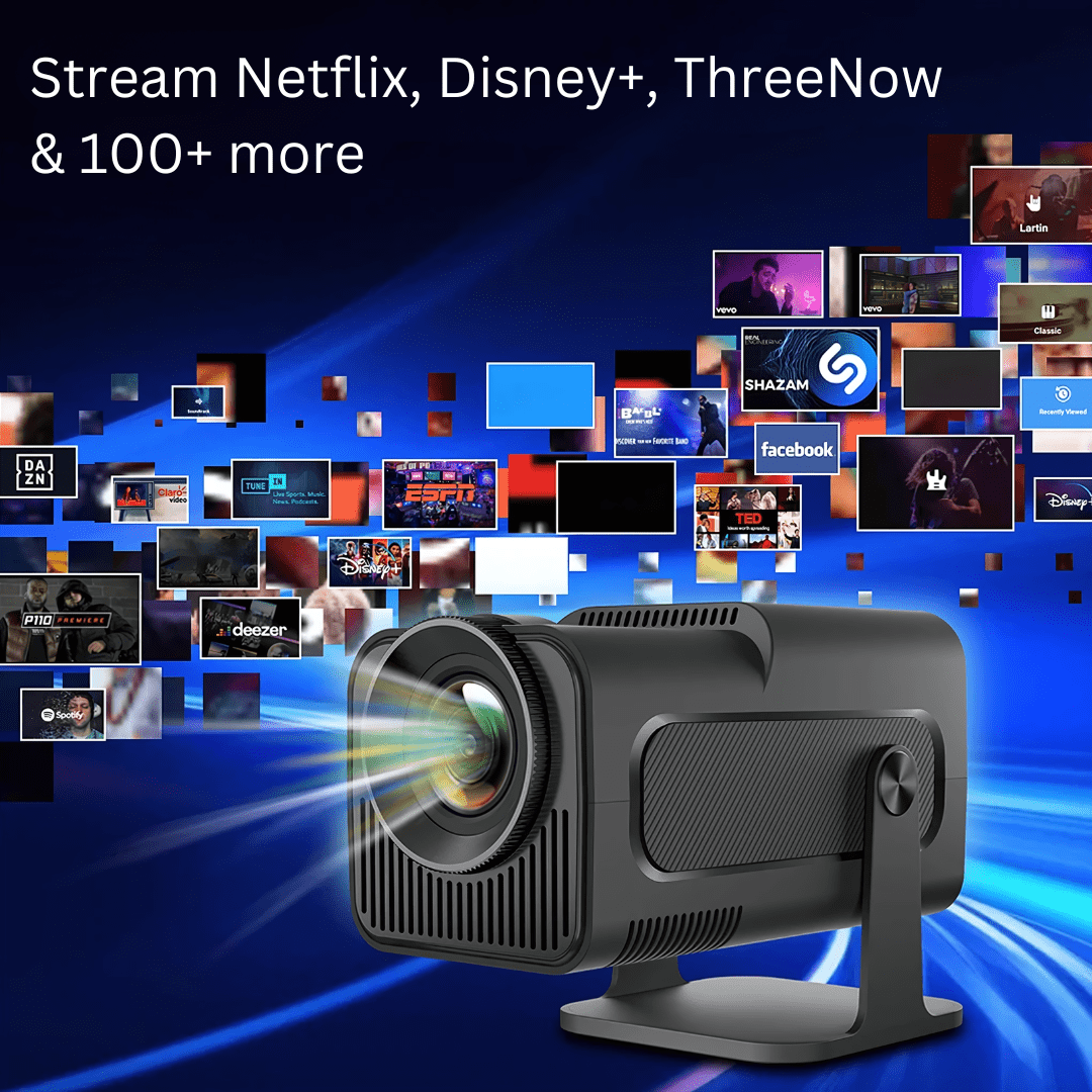 PortaView360 MAX - Ultra HD Portable Projector - OneTapWireless