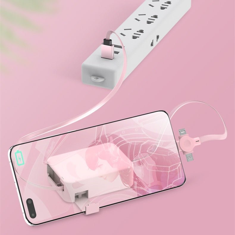SnapCable – Retractable 3in1 Charging Cable - OneTapWireless