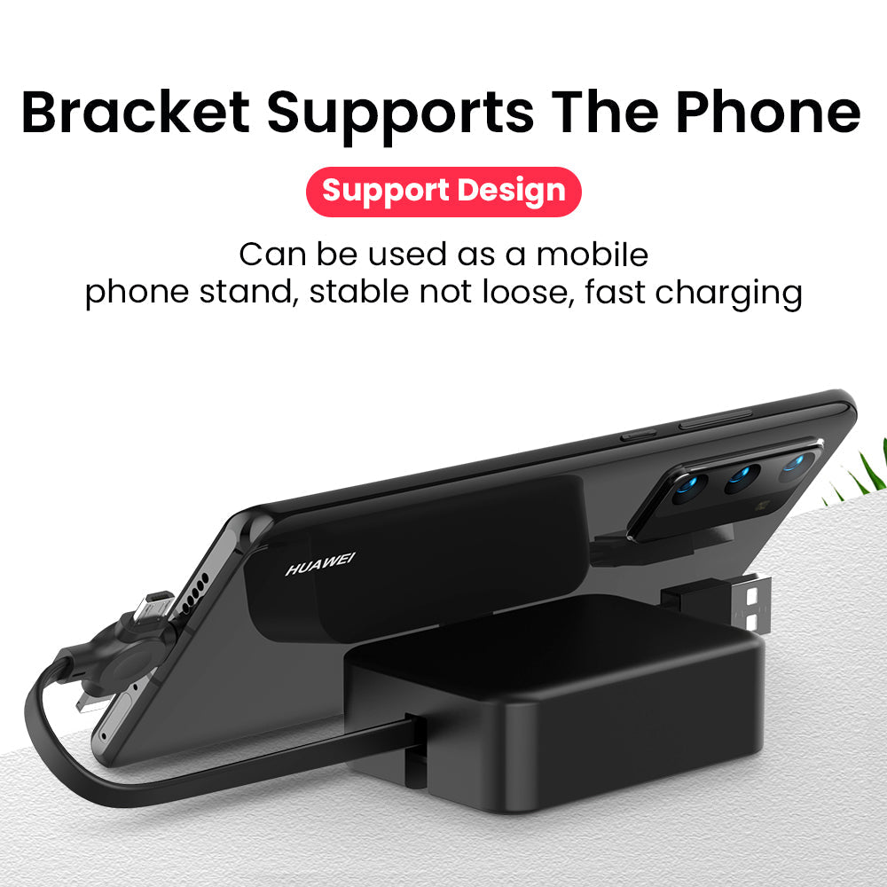 SnapCable – Retractable 3in1 Charging Cable - OneTapWireless