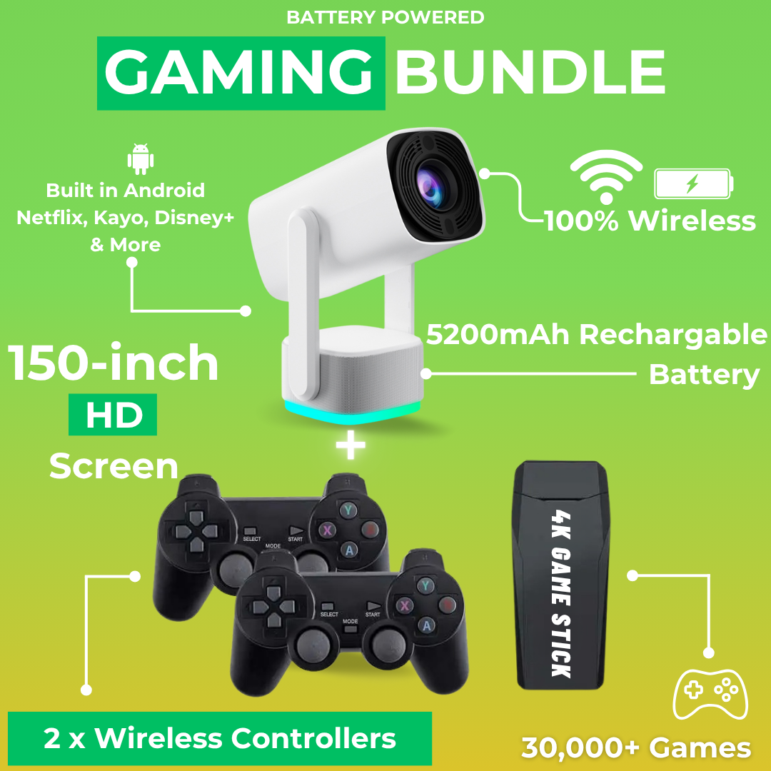 PortaView360 Pro - Ultra HD Portable Projector