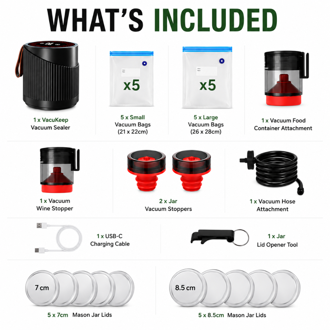 VacuKeep - Vacuum Seal Food Saver