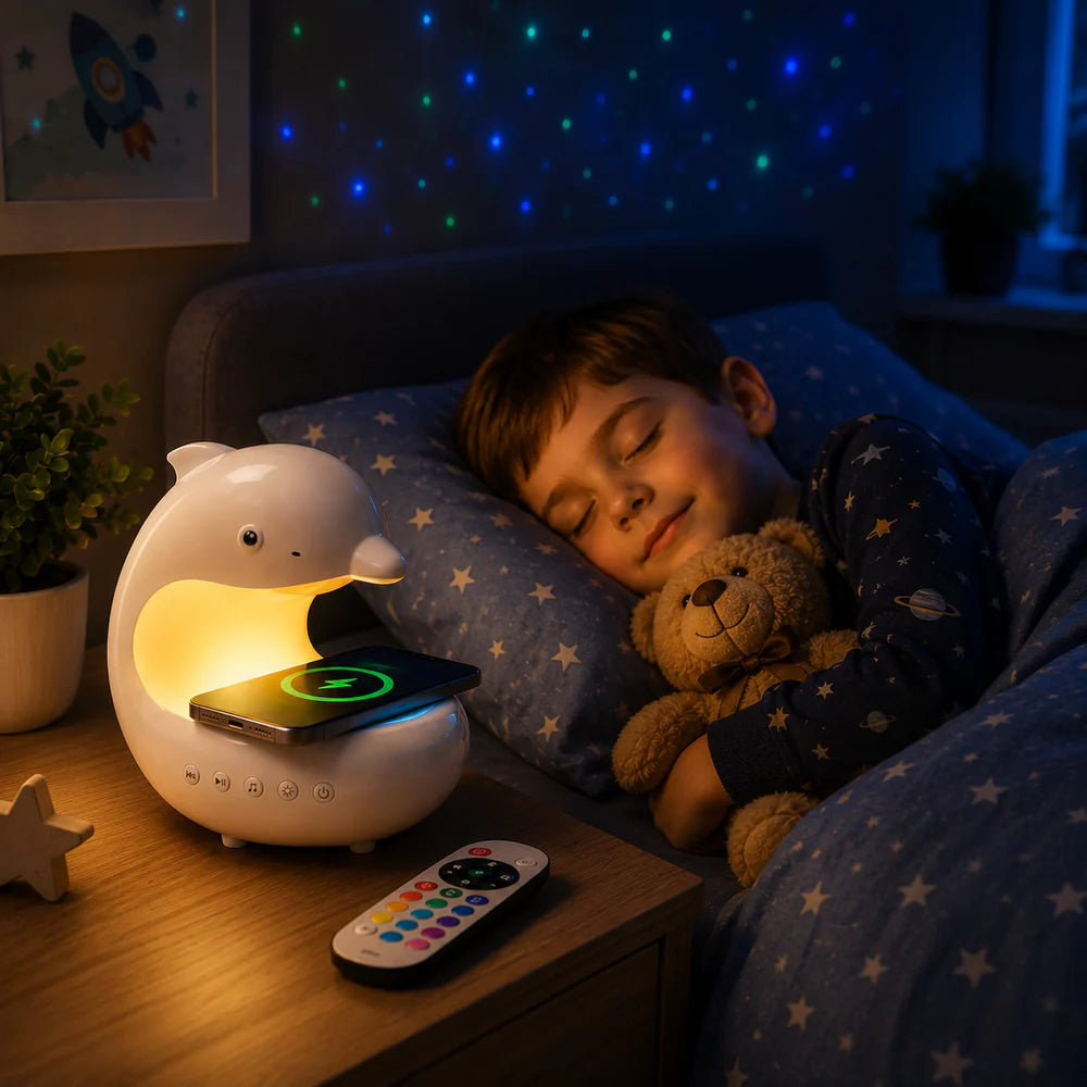 DolphinGlow - RGB Speaker Night Light