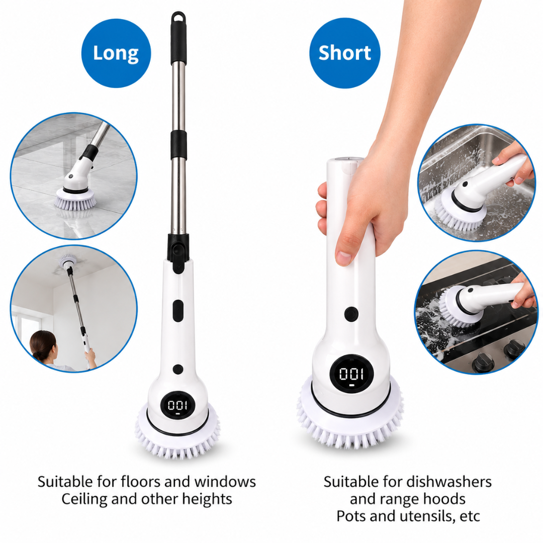 ScrubMate - Extendable Electric Spin Scrubber