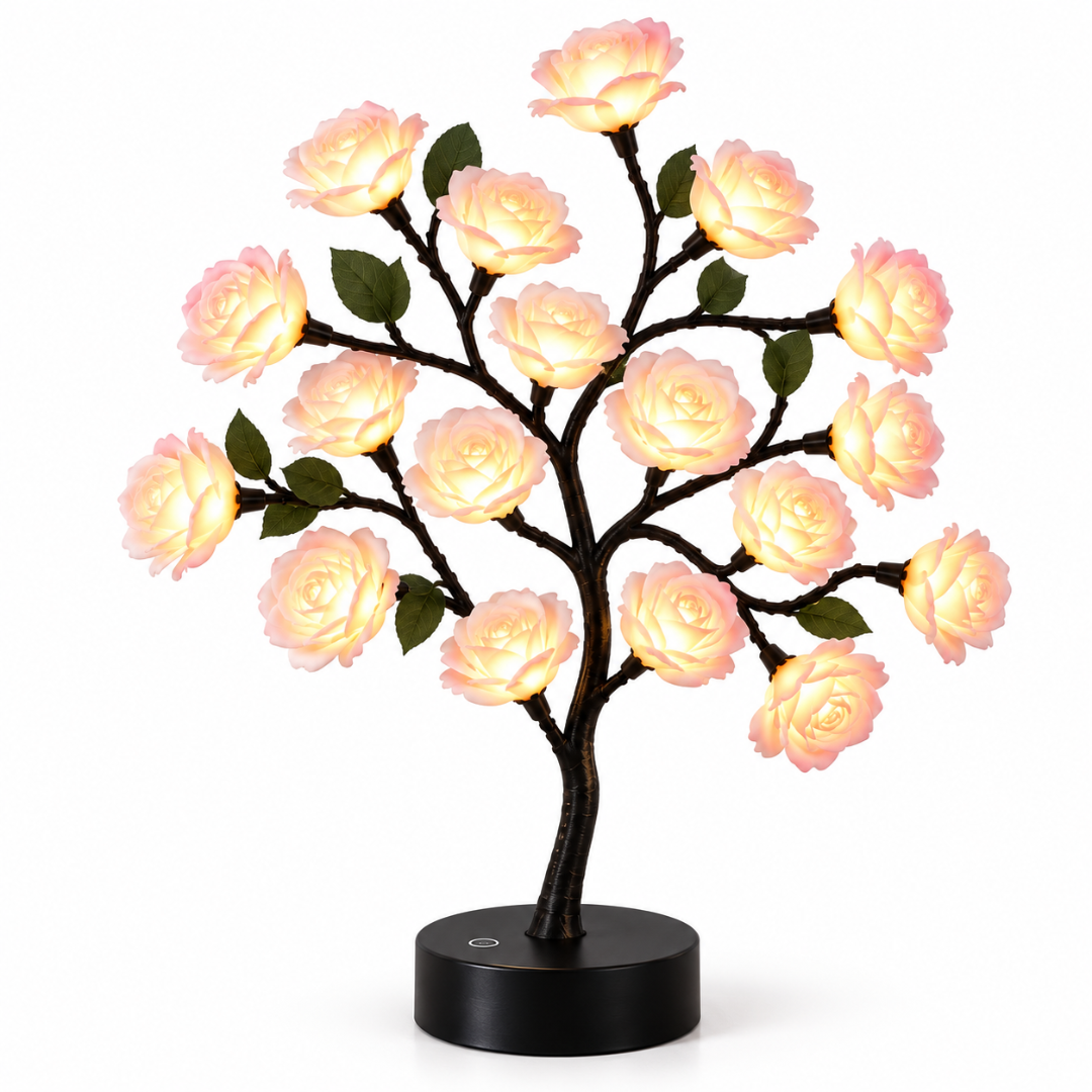 RoseNest - Touch Control LED Rose Tree Lamp