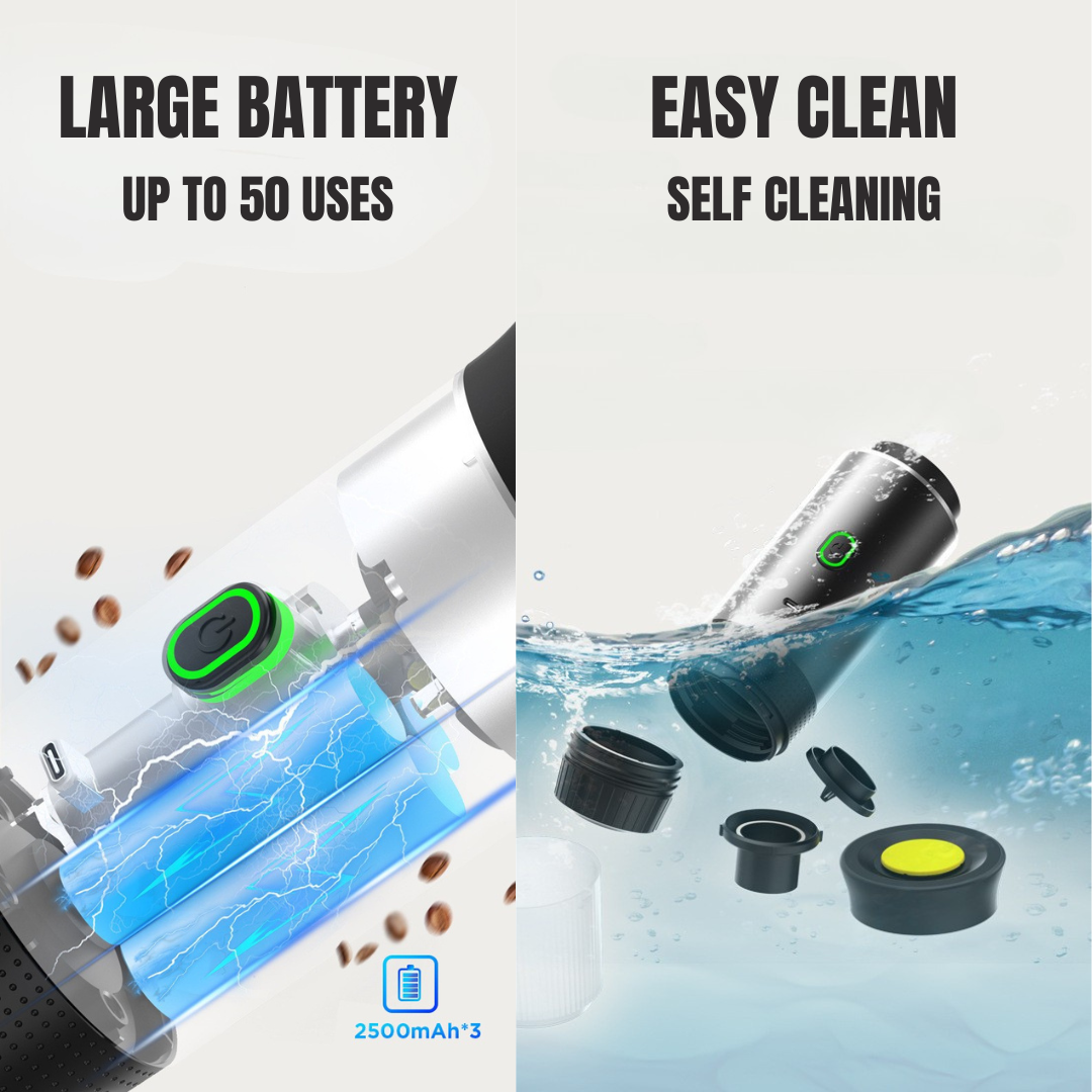 PortaBrew Express - Portable Coffee Machine with Heat