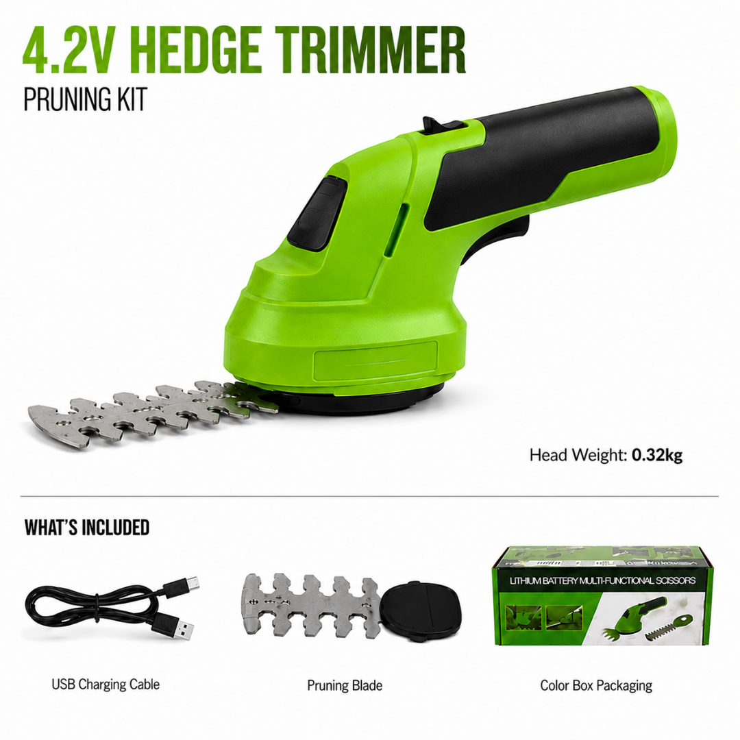 TurfVolt - 2-in-1 Cordless Grass Shear & Hedge Trimmer