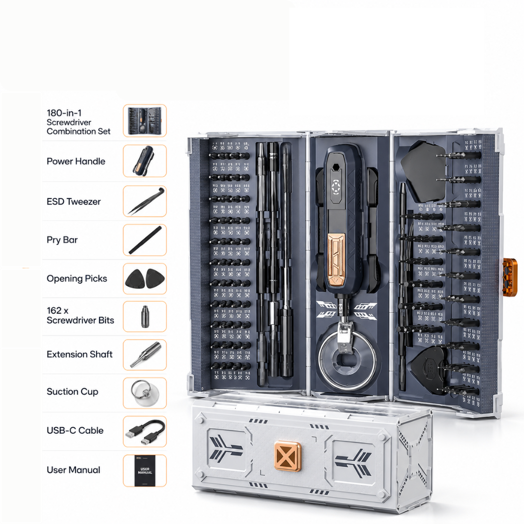 PrecisionPro - 180-in-1 Precision Screwdriver Kit