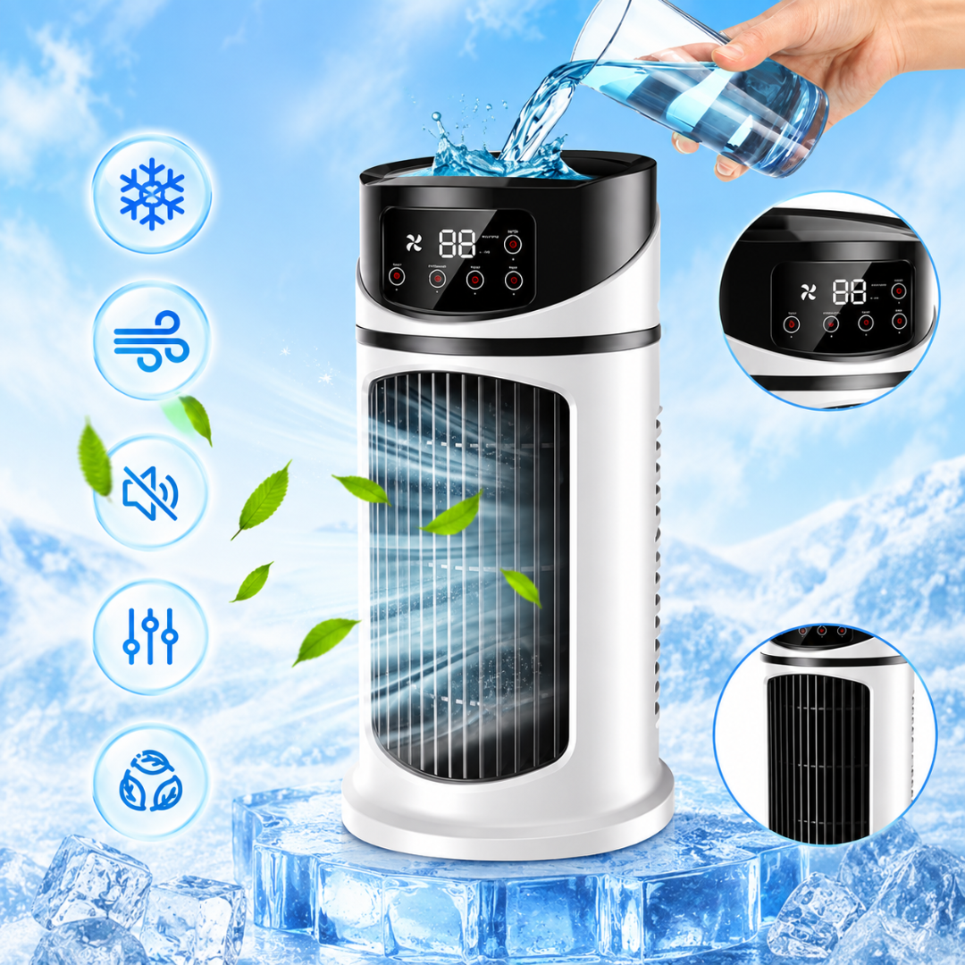 FrostBreeze - Portable USB Ice Cooling Fan