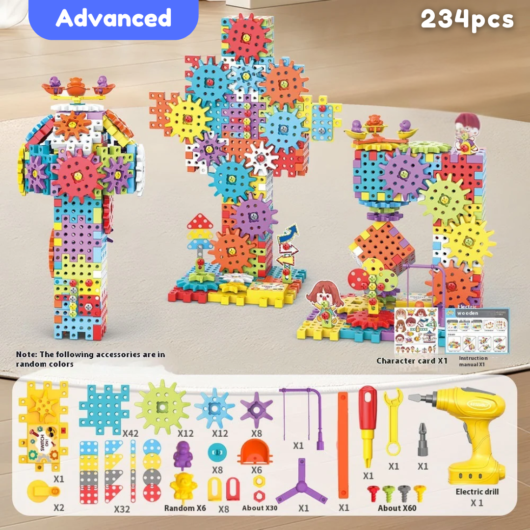 BuildBuddy – Build & Spin STEM Gears Adventure Kit