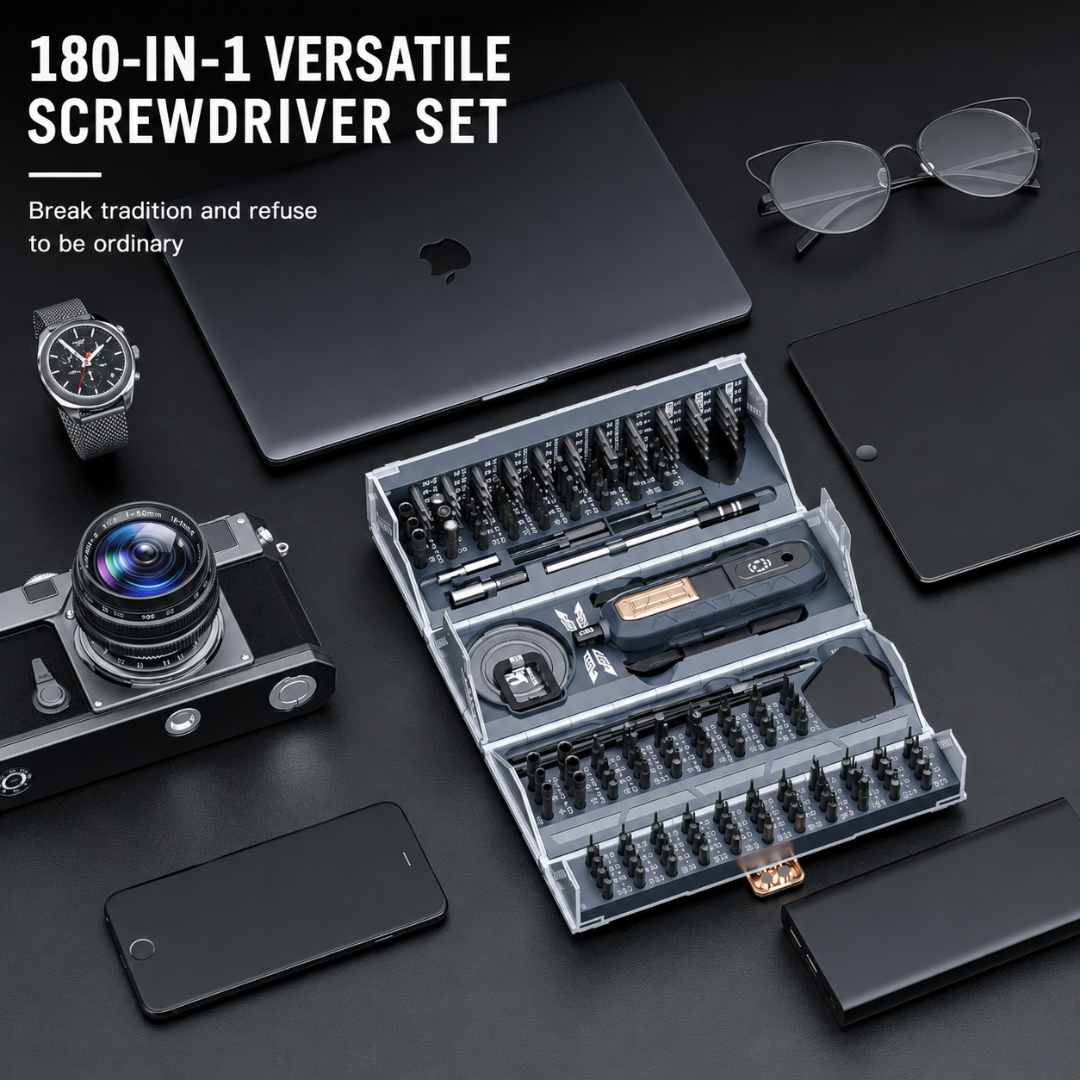 PrecisionPro - 180-in-1 Precision Screwdriver Kit