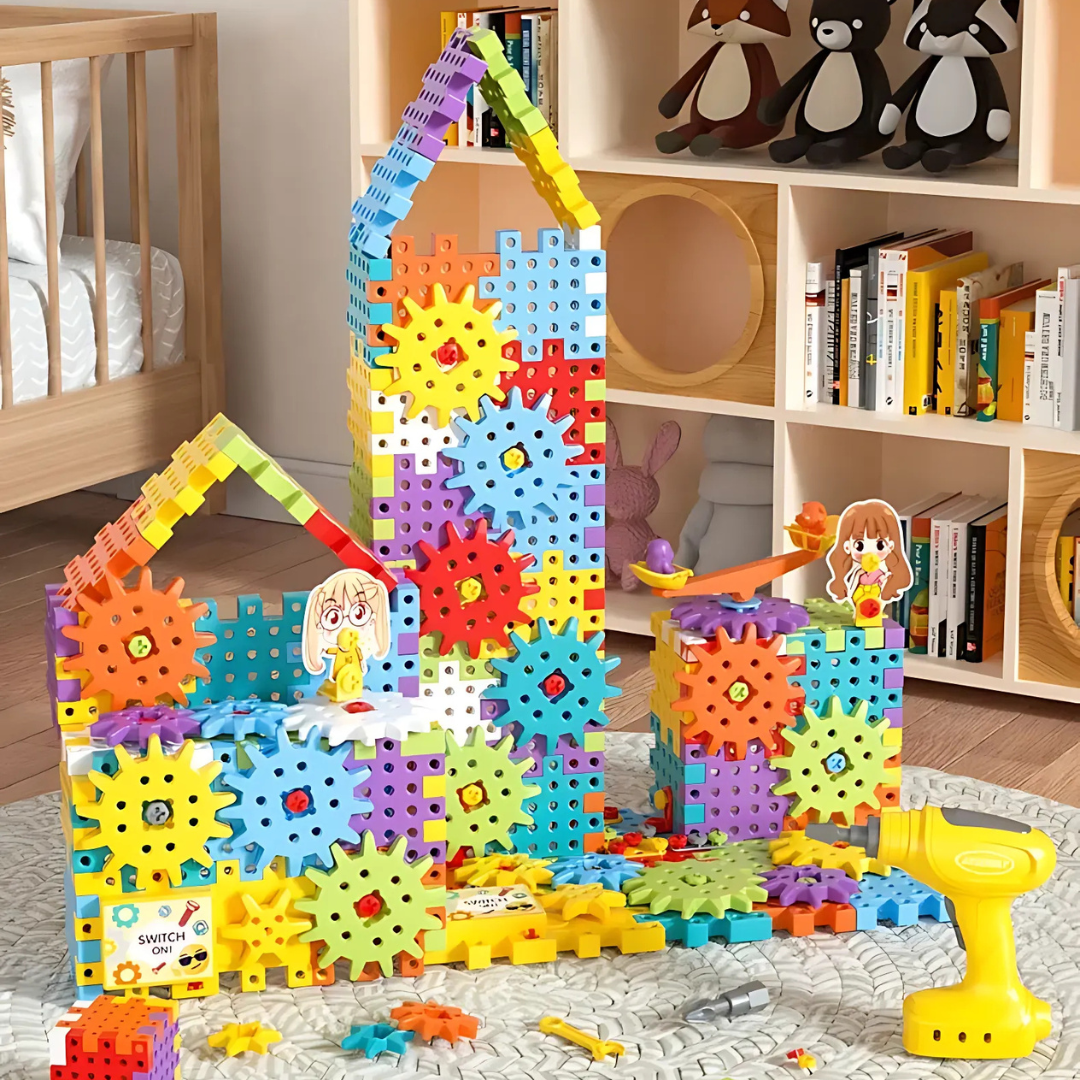 BuildBuddy – Build & Spin STEM Gears Adventure Kit