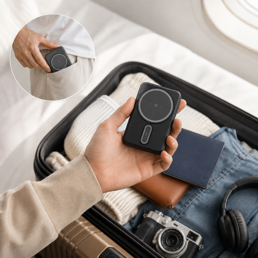 MagVolt Mini - MagSafe Magnetic Wireless Power Bank