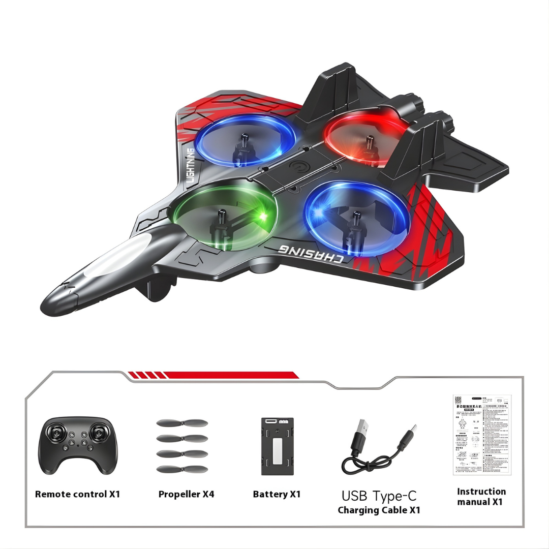 SkyJet - Light Up RC Foam Jet for Kids