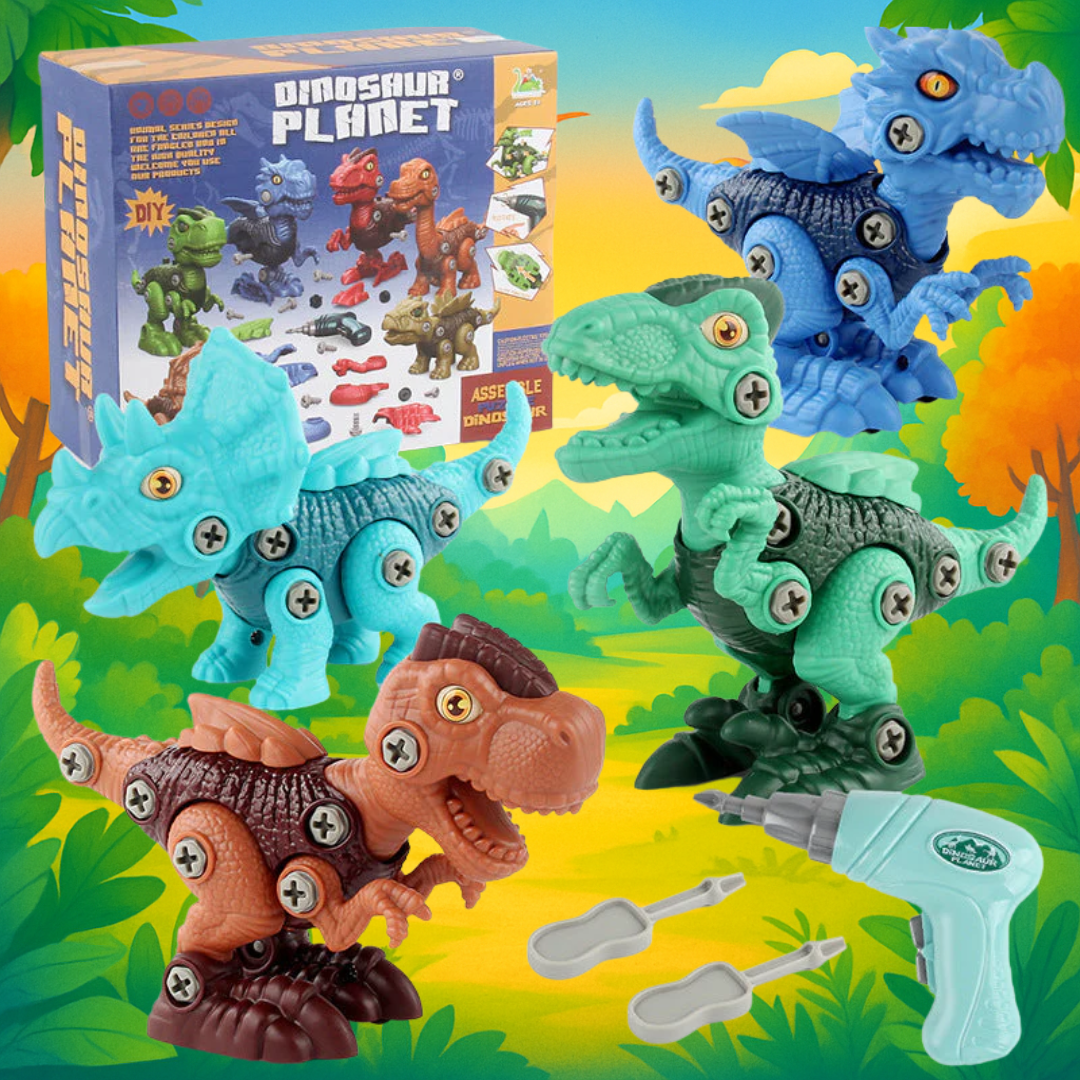 BuildBuddy - Dinosaur Learning Tool Set for Kids
