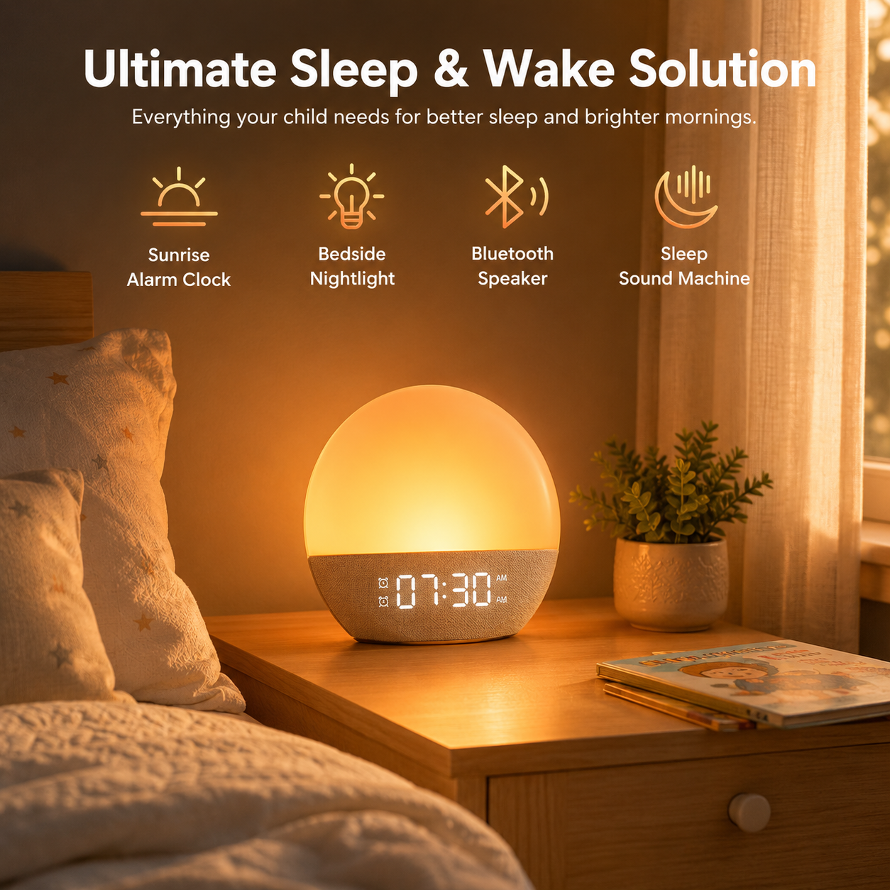 SunRise - WakeUp Lamp with Alarm Clock