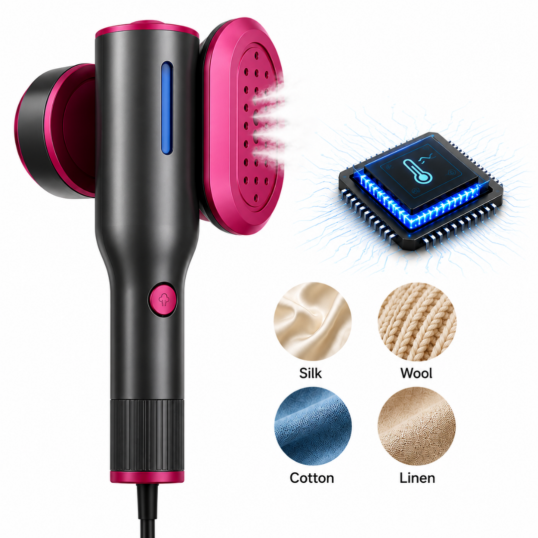 SteamGlide - 2-in-1 Handheld Steam Iron