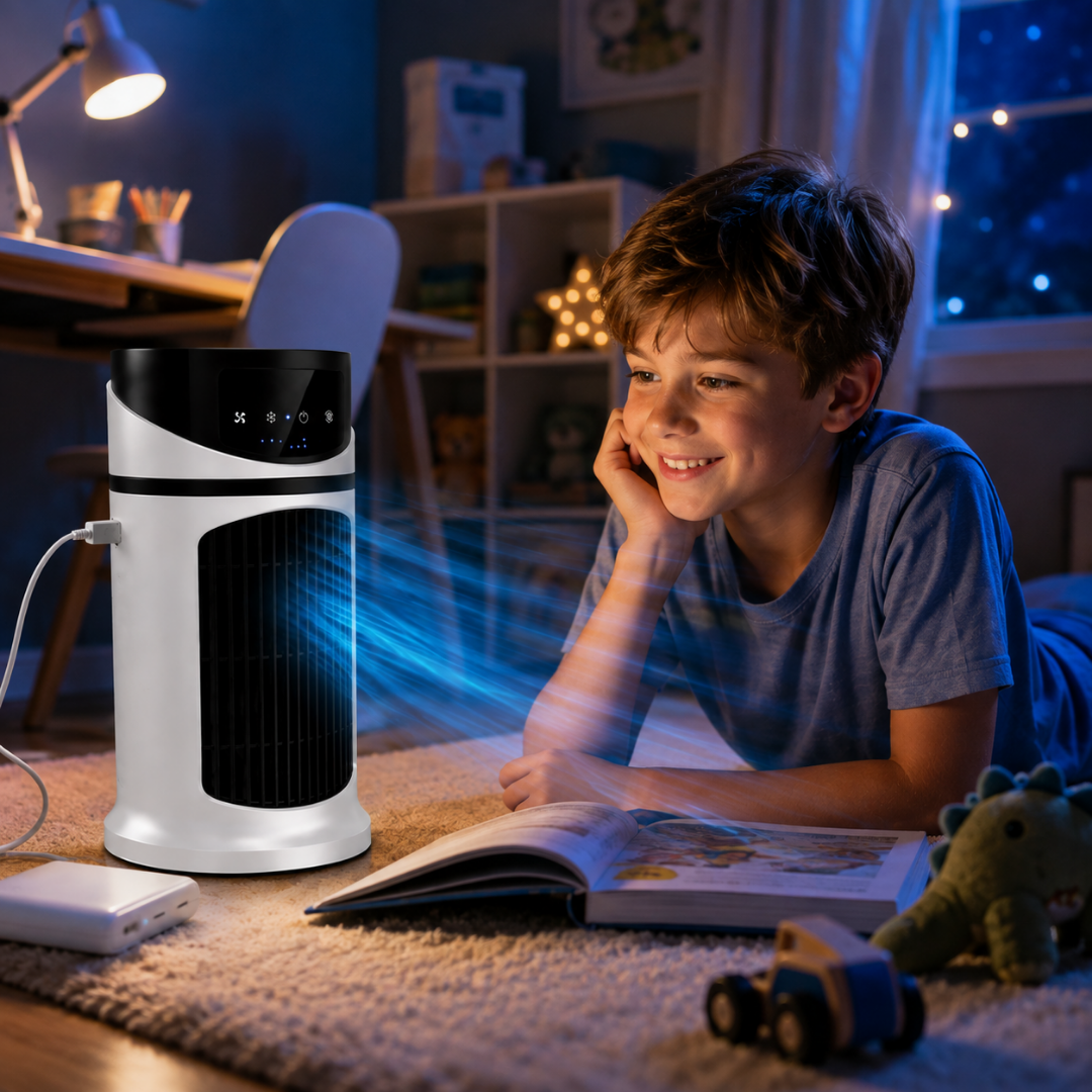 FrostBreeze - Portable USB Ice Cooling Fan