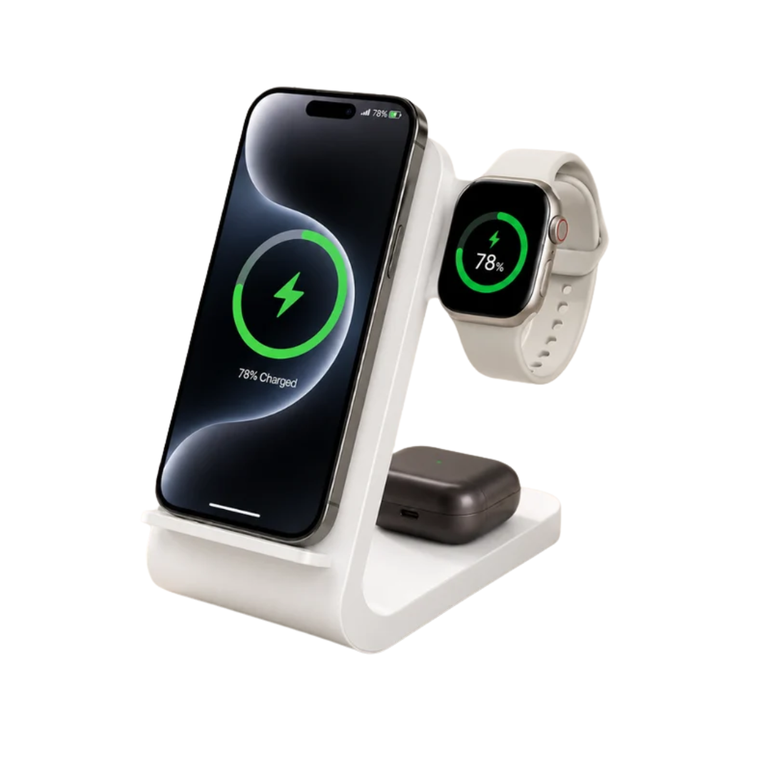 PowerBase Pro - 3-in-1 Wireless Charger