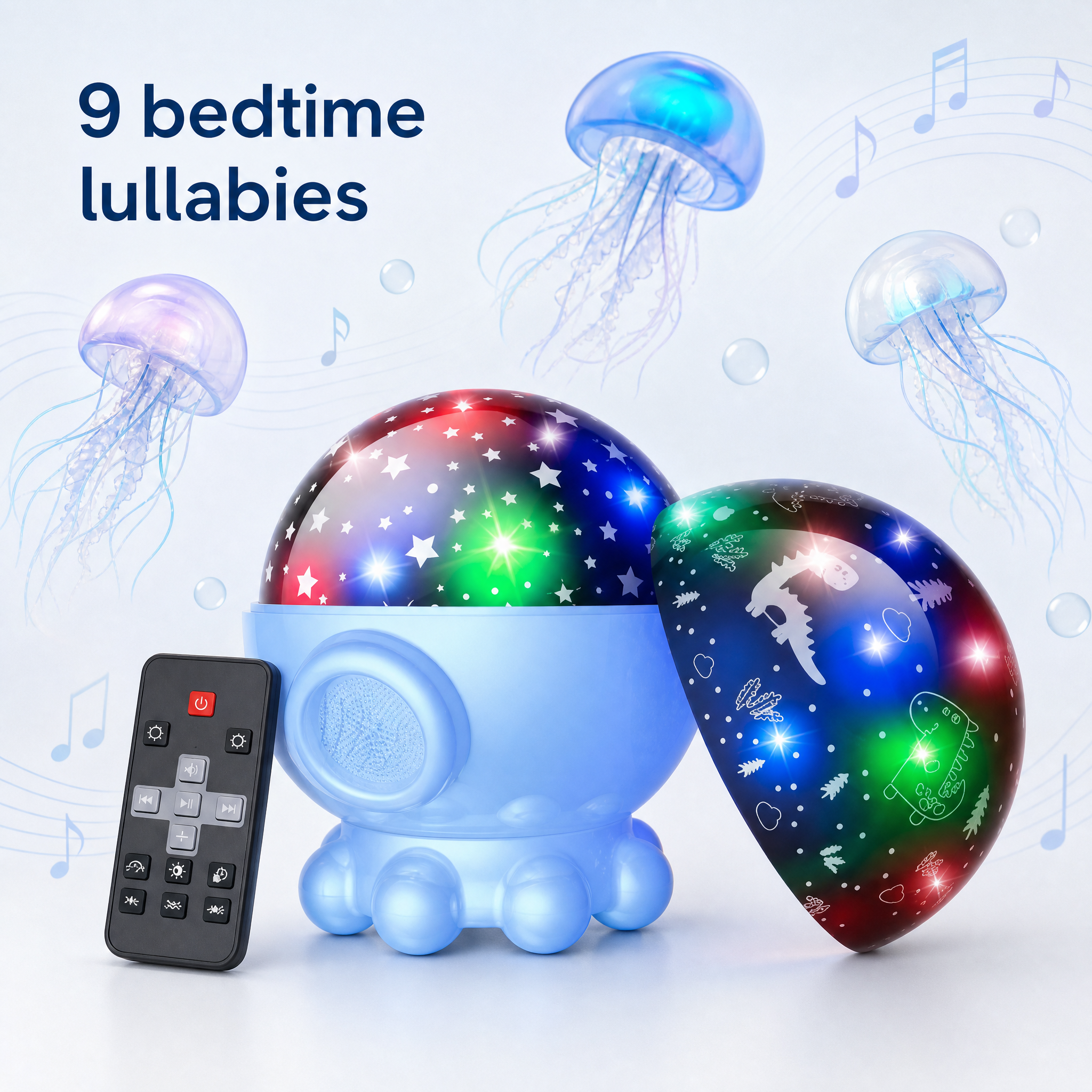 AquaGlow 2 - RGB Jellyfish Projection Lamp