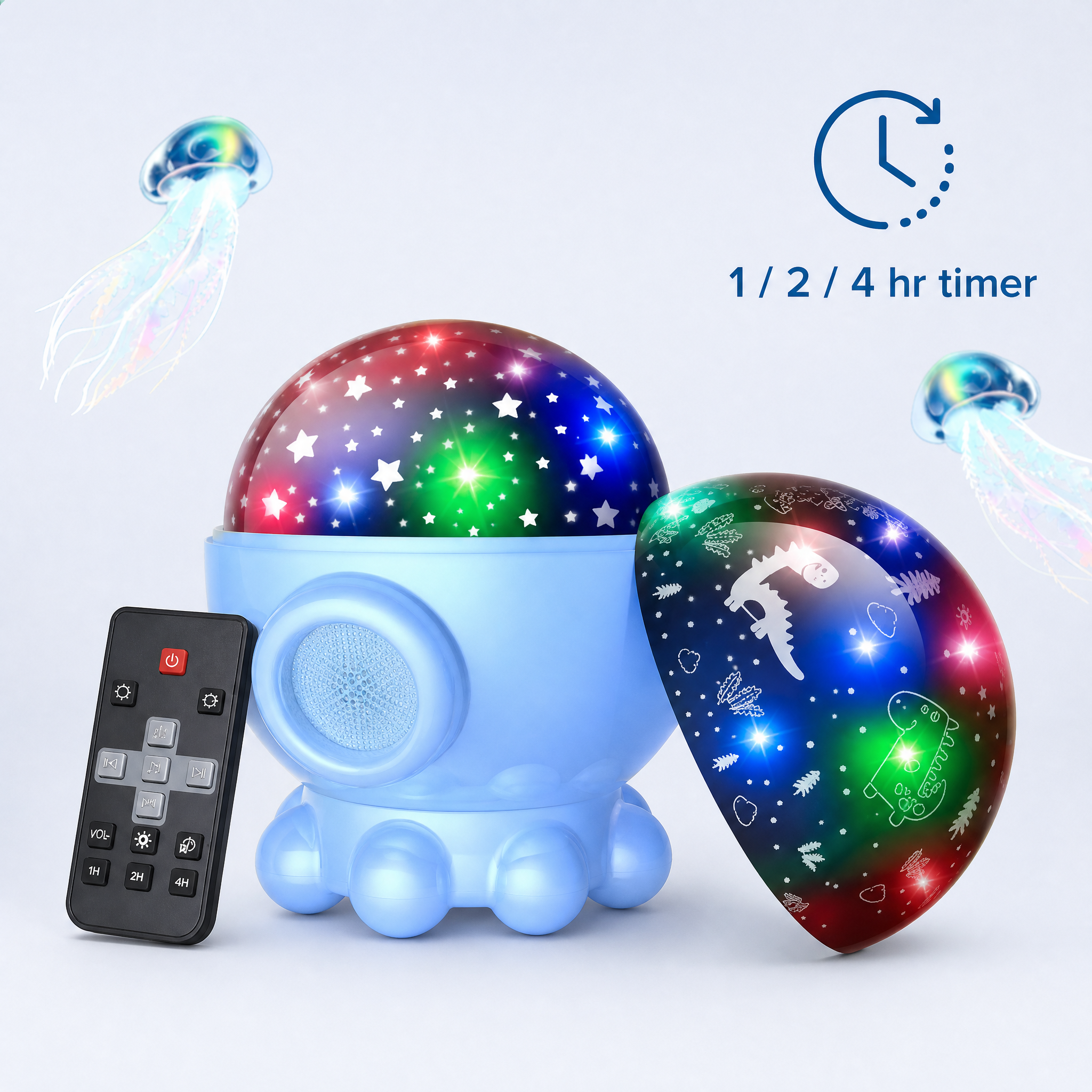AquaGlow 2 - RGB Jellyfish Projection Lamp