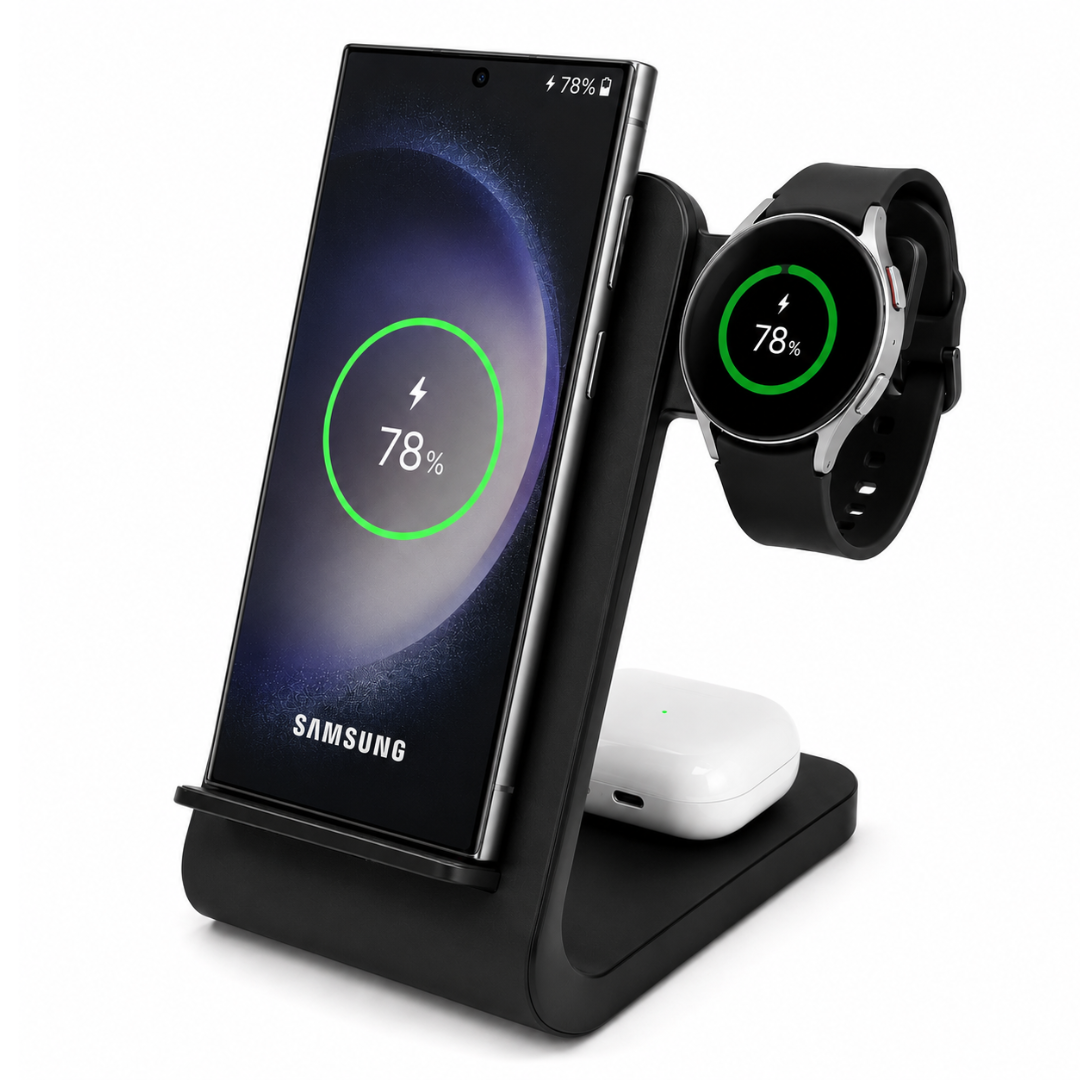 PowerBase Pro - 3-in-1 Wireless Charger
