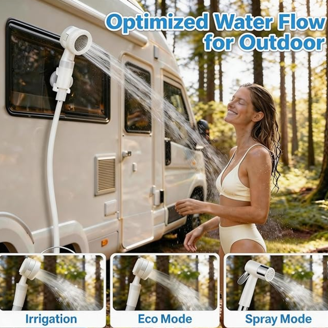 AquaGo - Portable Rechargeable Camping Shower