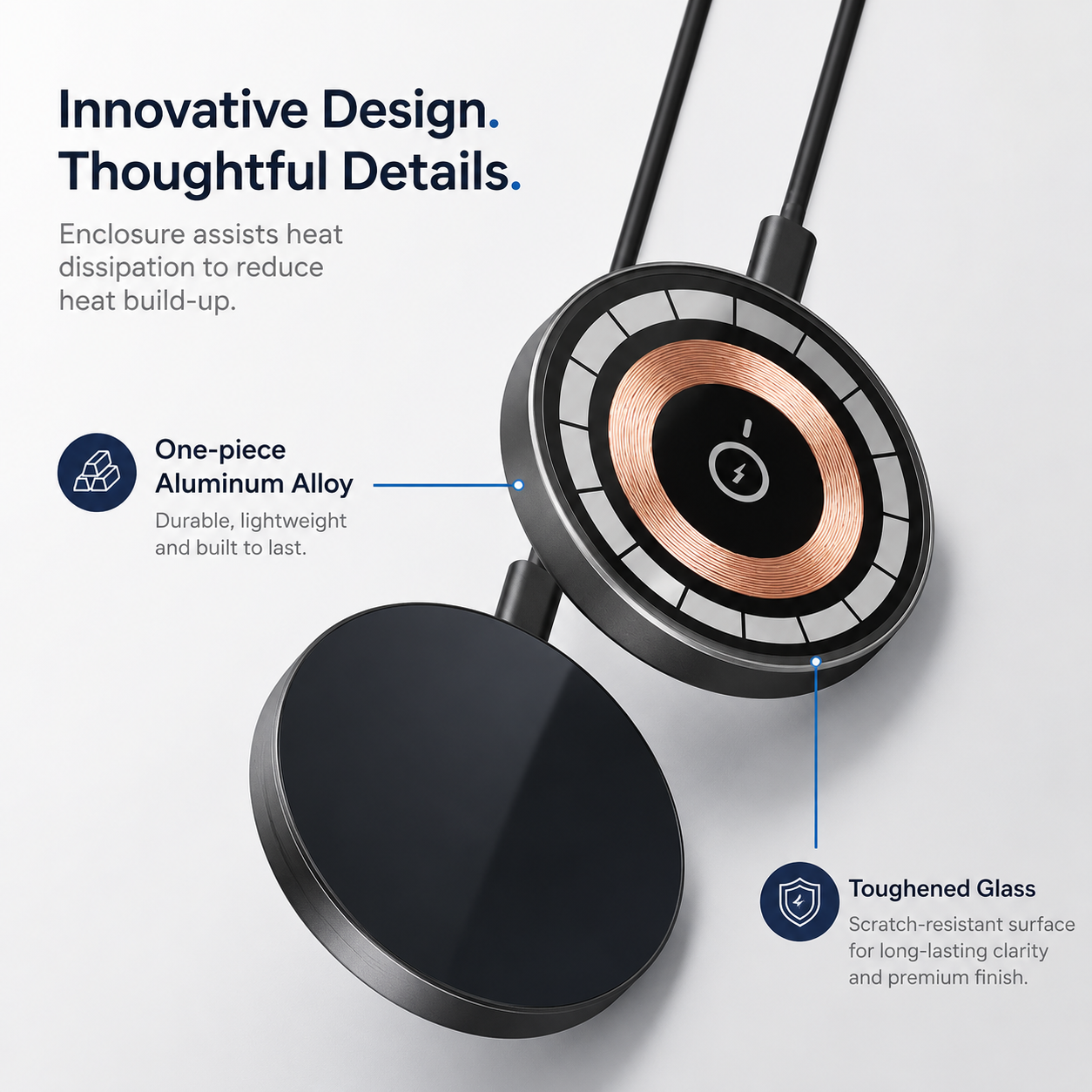 SnapCharge - Magnetic Fast Wireless Charger