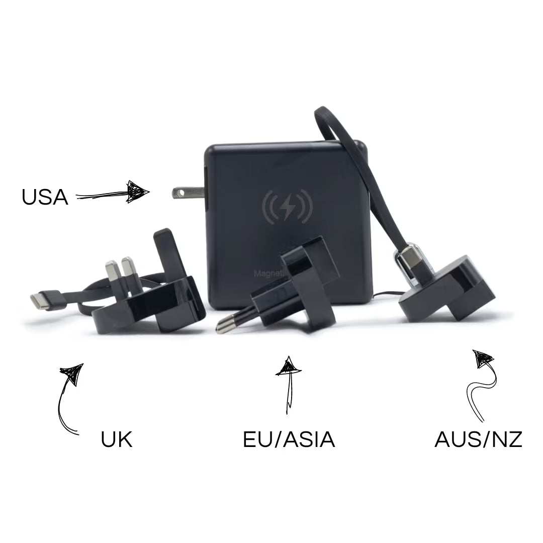 VersaCharge Global 6-in-1 Travel Adapter
