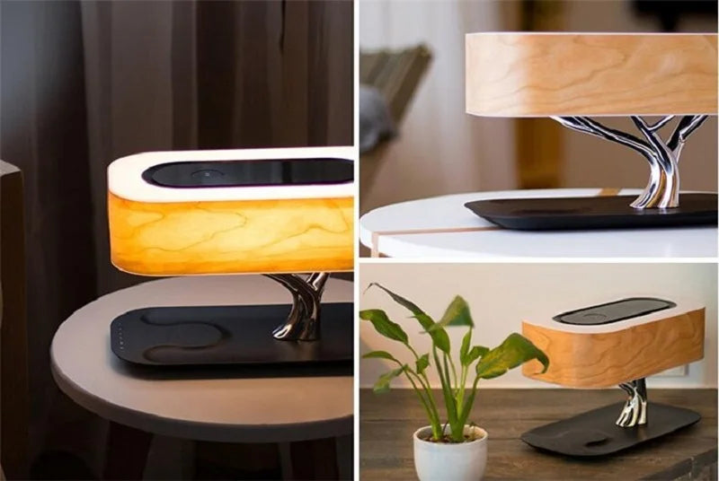 Elysia - Tree of Life Lamp with Wireless Charger