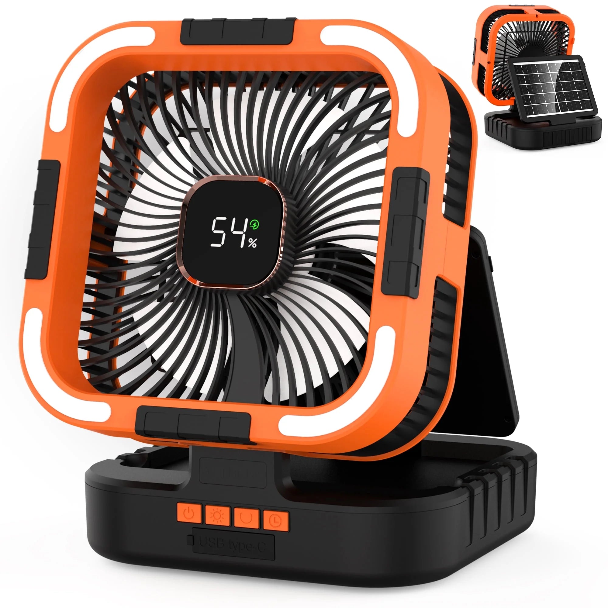 SolarBreeze - 3 in 1 Solar Camping Fan