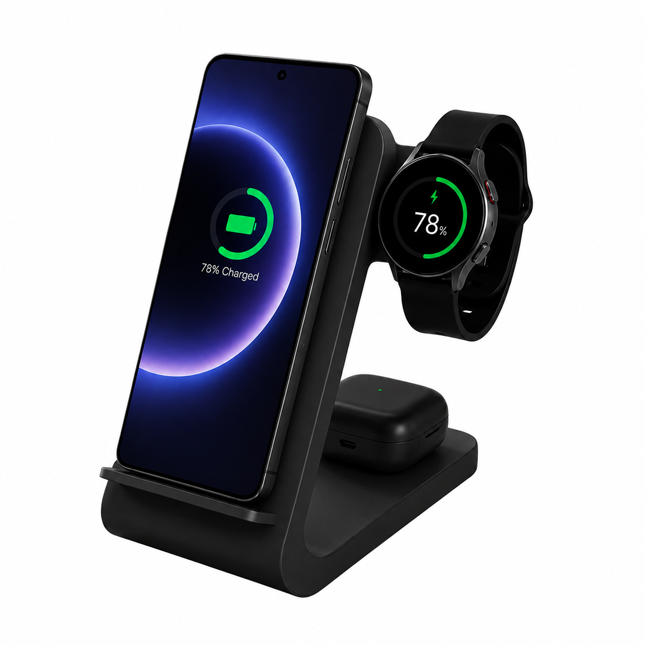 PowerBase Pro - 3-in-1 Wireless Charger