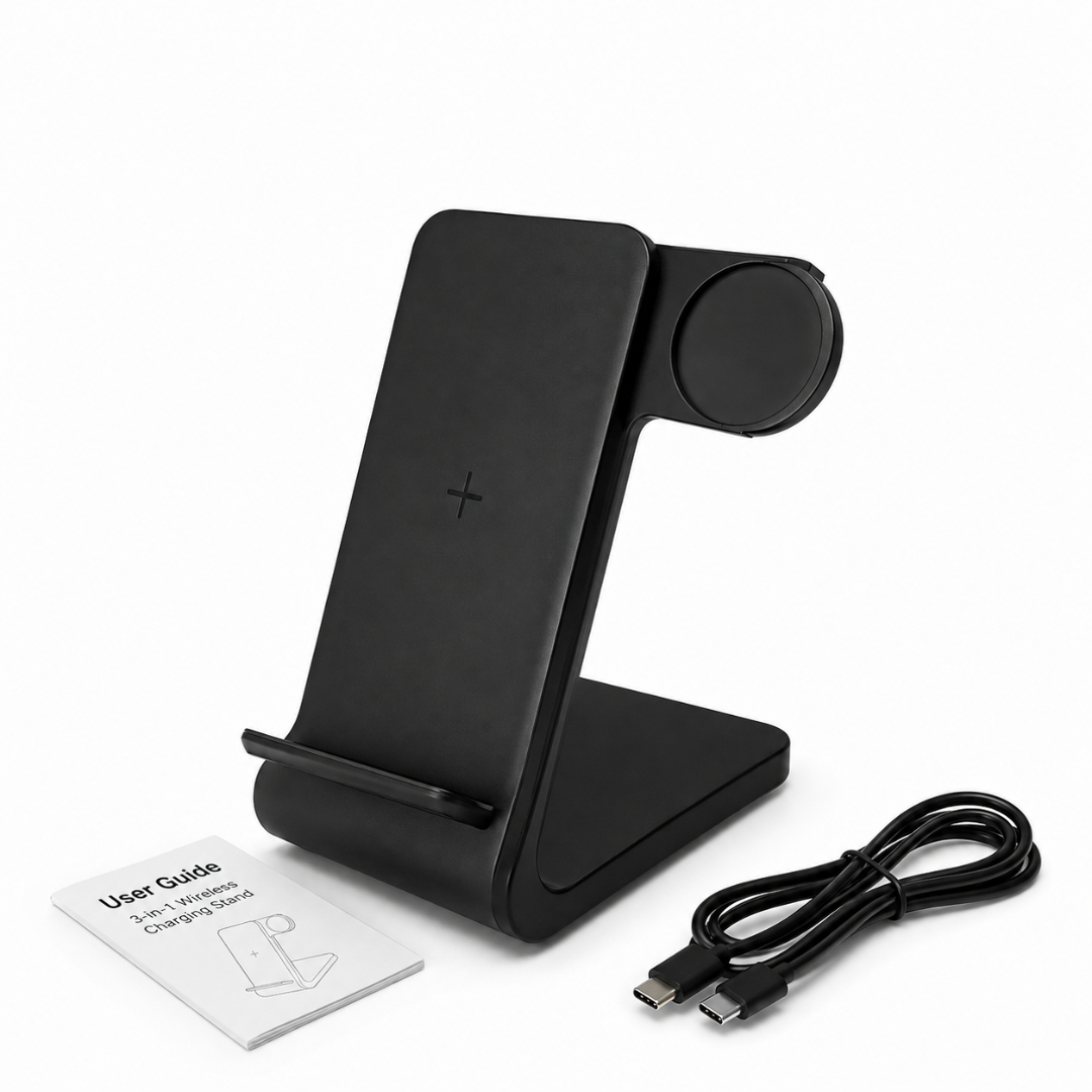 PowerBase Pro - 3-in-1 Wireless Charger