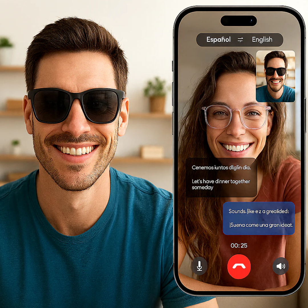 TransLens - Ai Smart Glasses with Voice Translation