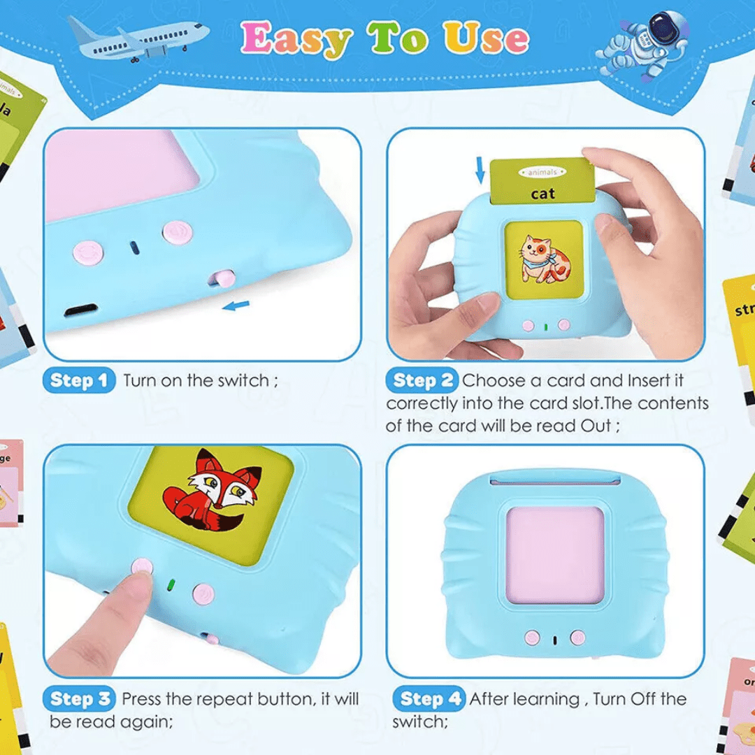 Audible Educational Flashcards (244 Cards) - OneTapWireless