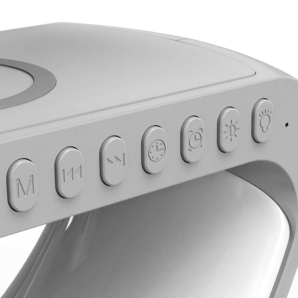 AuraGlow – LED Charging Lamp wtih Speaker - OneTapWireless