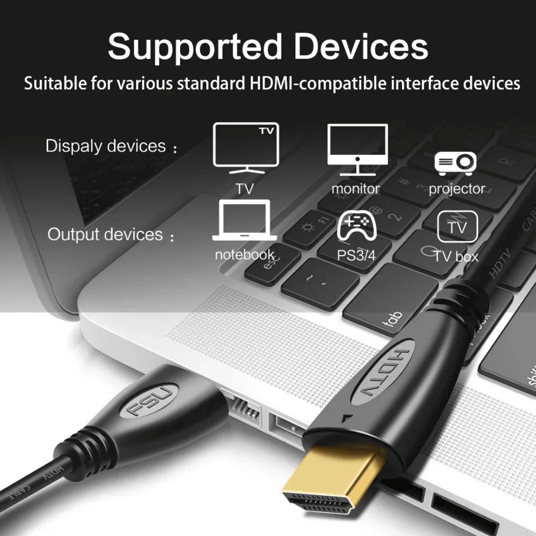 High Speed HDMI Cable with HD Graphics - OneTapWireless