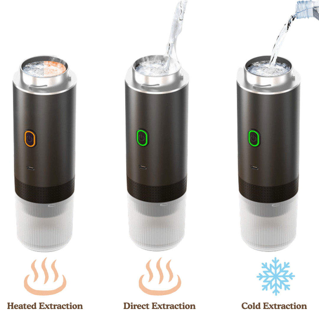 PortaBrew Express - Portable Coffee Machine with Heat - OneTapWireless