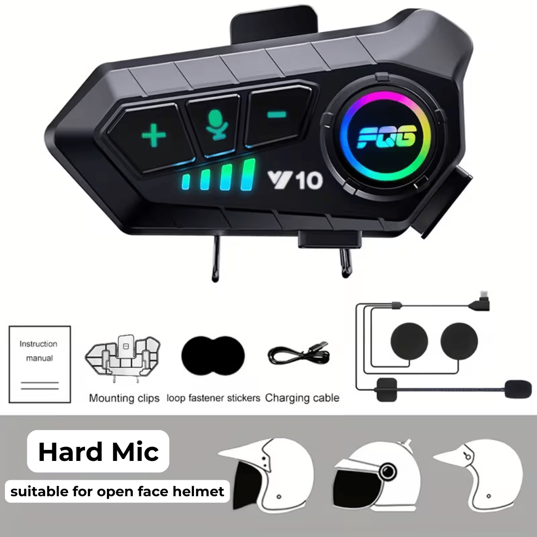 RideSync Motorcycle Helmet Headset - OneTapWireless