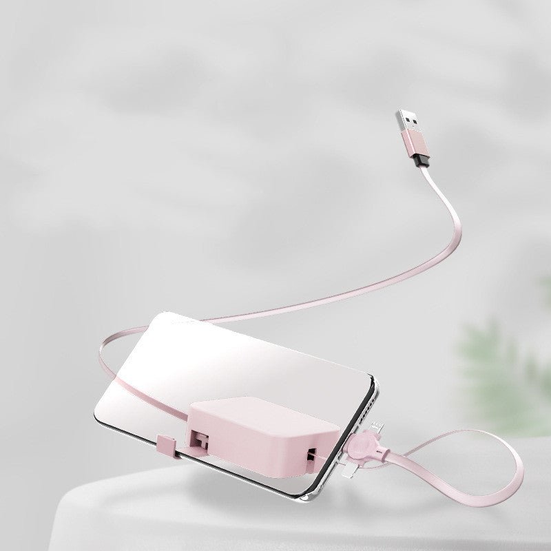 SnapCable – Retractable 3in1 Charging Cable - OneTapWireless