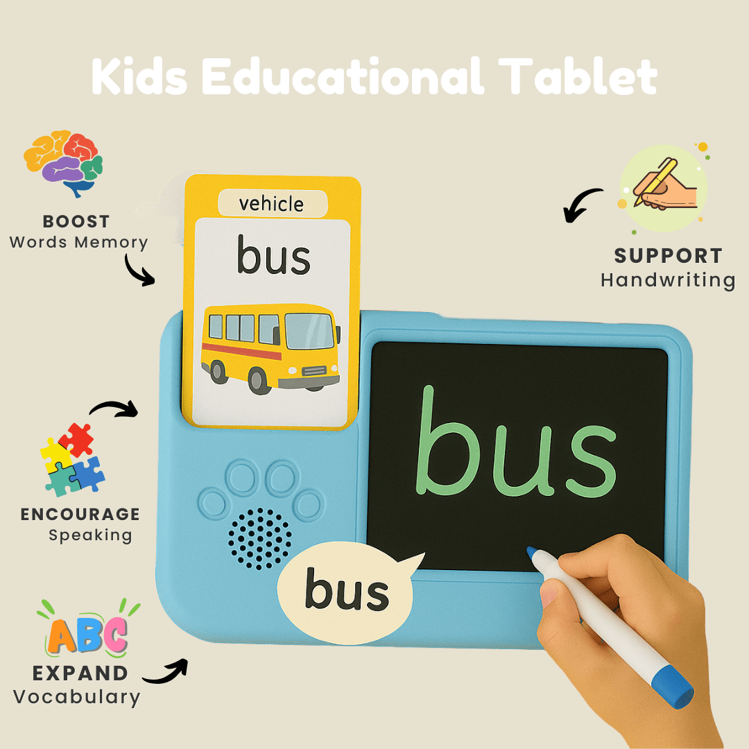 TinyBuddy 2 – Educational Talking Tablet for Kids - OneTapWireless