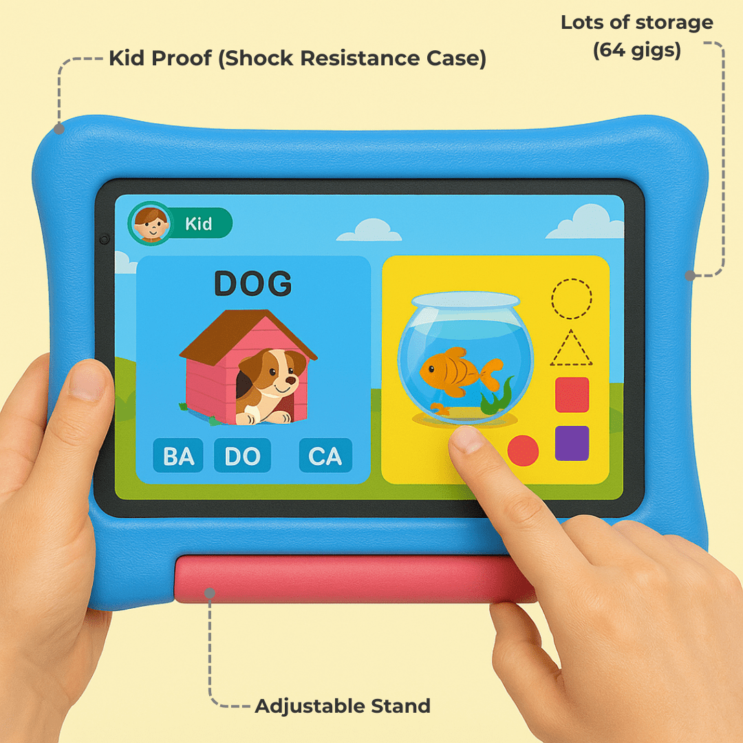TinyBuddy Pro 2 - Kids Educational Tablet - OneTapWireless