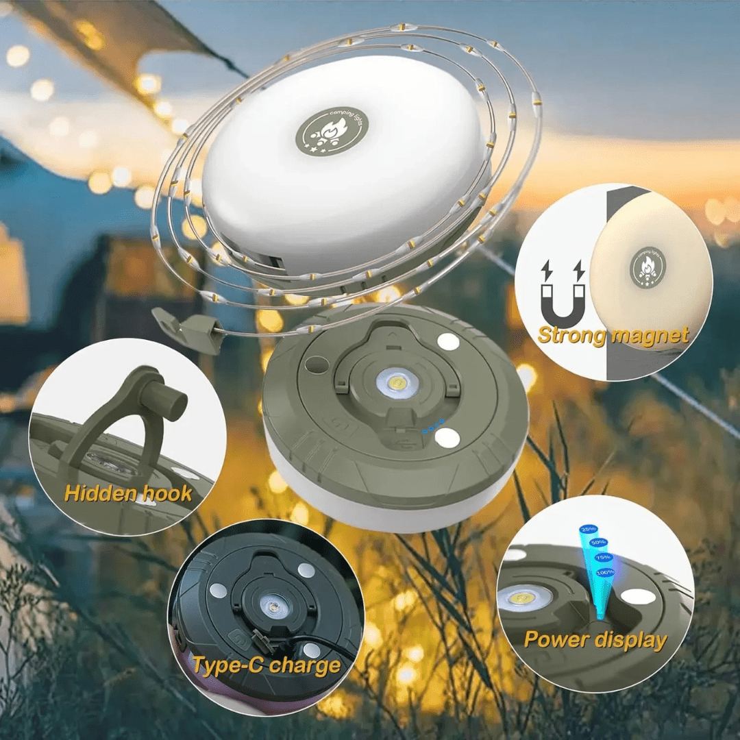 ZenGlow Camping Lamp - OneTapWireless