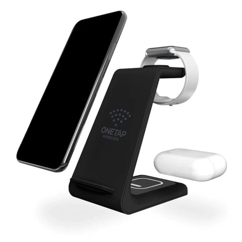 PowerBase - 3 - IN - 1 Wireless Charger - OneTapWireless